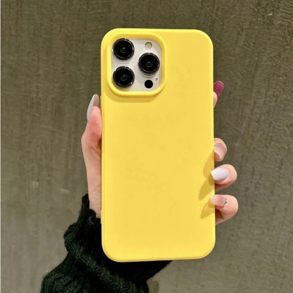 ⚠️Clearance iPhone 14/Pro/Pro Max Solid Yellow Phone Case SAU